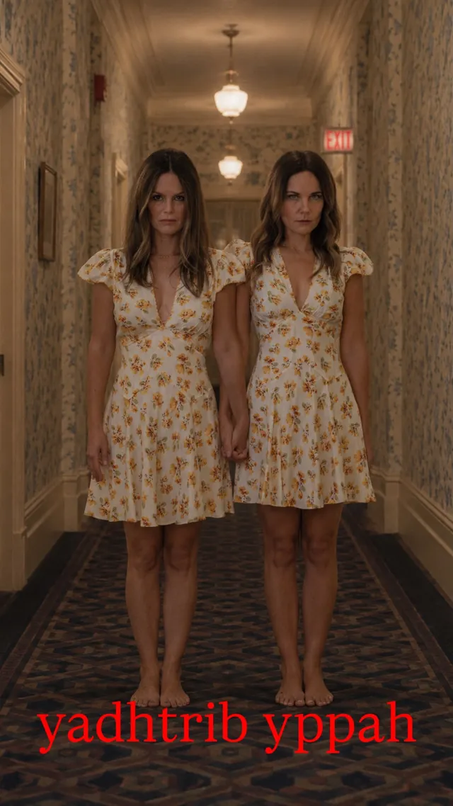 Rachel Bilson posing beside a mirror in a floral dress.