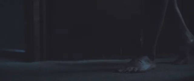 AnnaSophia Robb a close-up of bare feet during a screen scene.